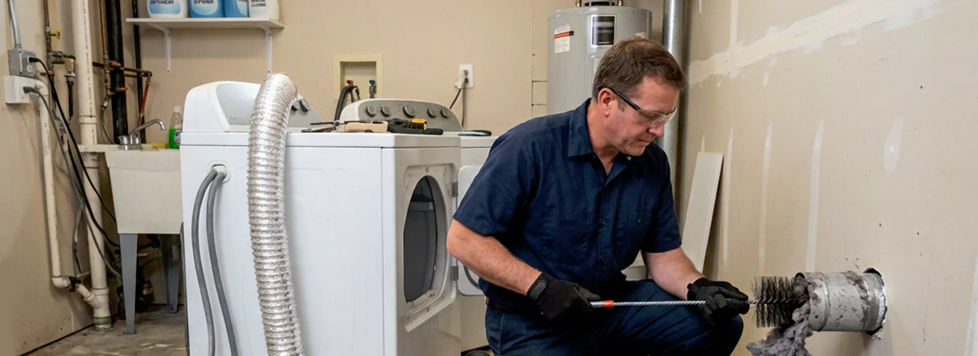 Clogged Dryer Vent Repair in Grand Prairie, Texas
