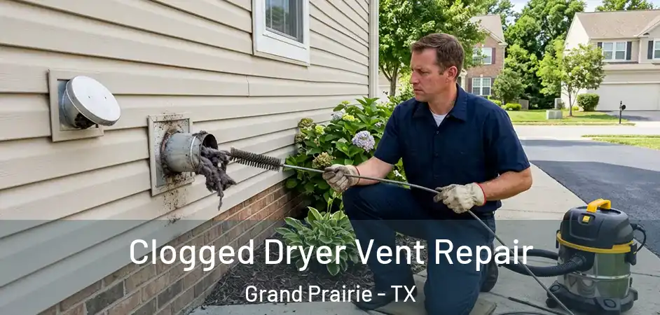  Clogged Dryer Vent Repair Grand Prairie - TX