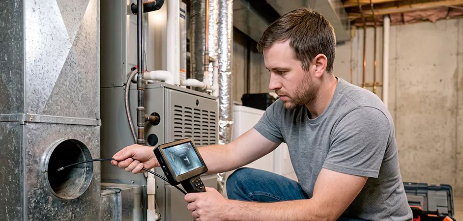 Air Duct Camera Inspection in Grand Prairie, TX