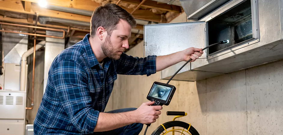 Post-Renovation Duct Inspection in Grand Prairie