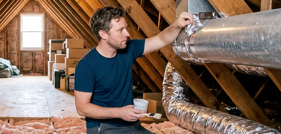 Duct Board Leak Repair in Grand Prairie
