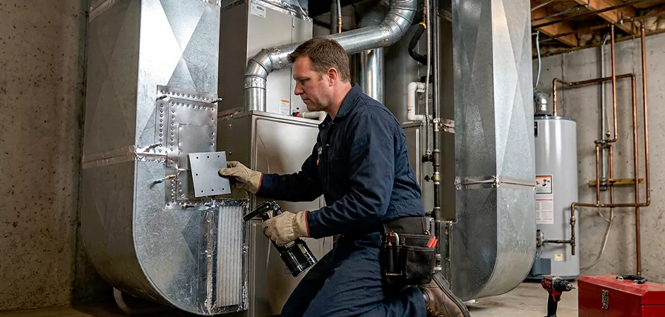 Supply and Return Plenum Repair in Grand Prairie