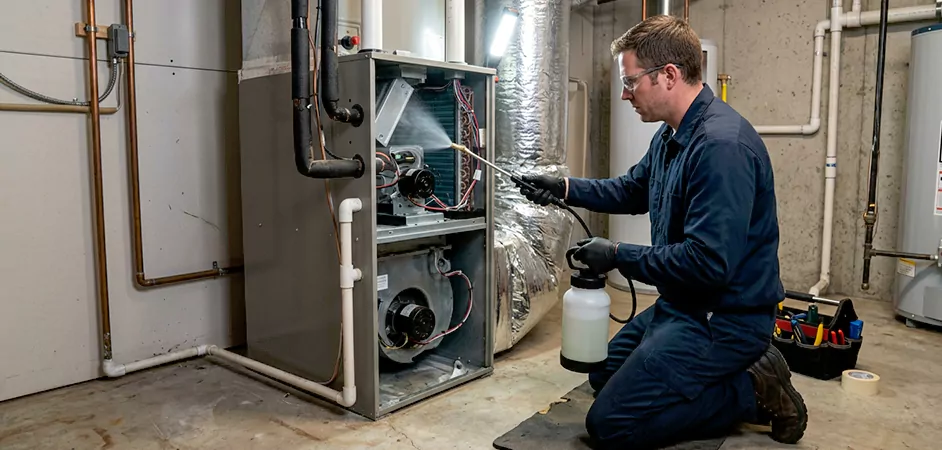 Air Handler Antimicrobial Treatment in Grand Prairie