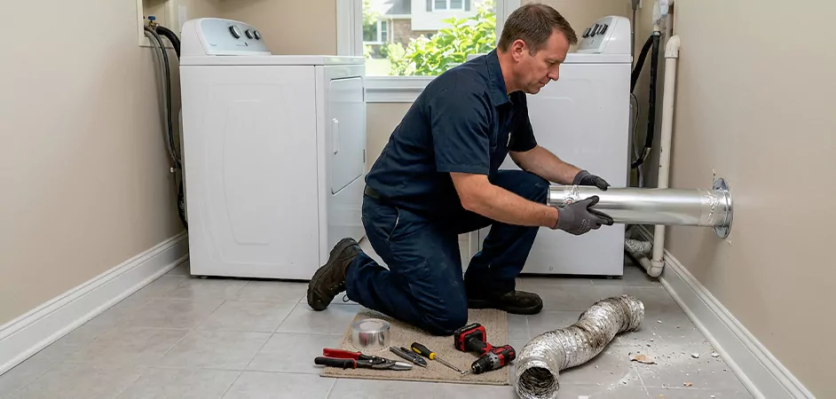 Dryer Vent Replacement in Grand Prairie