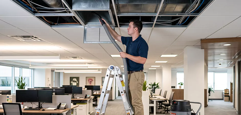Restaurant Dining Room Duct Cleaning in Grand Prairie