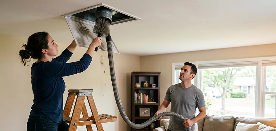 Roof and Wall Exhaust Cap Cleaning in Grand Prairie