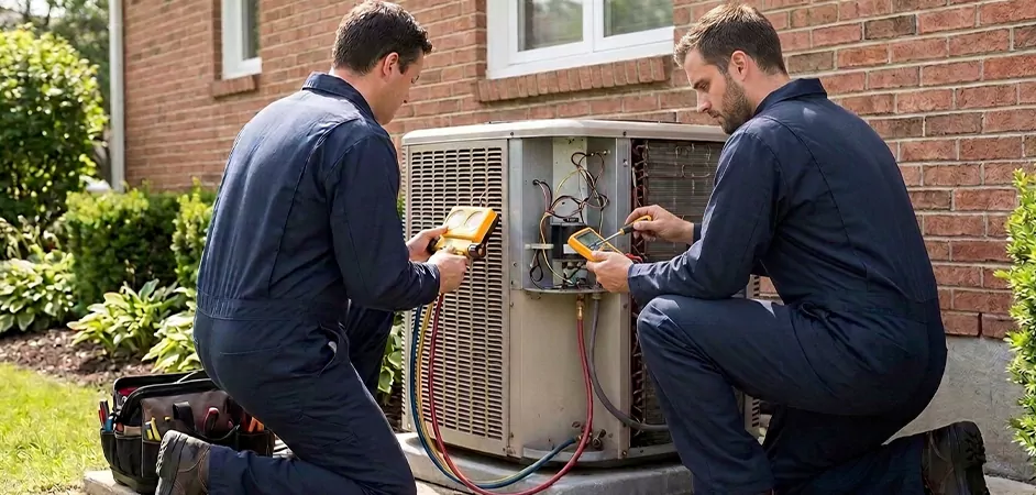 Heat Pump Inspection in Grand Prairie