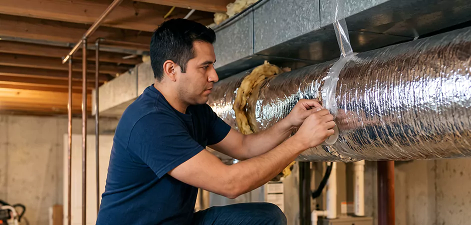 Duct Insulation Upgrade in Grand Prairie