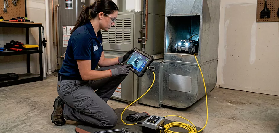 Robotic Duct Inspection in Grand Prairie